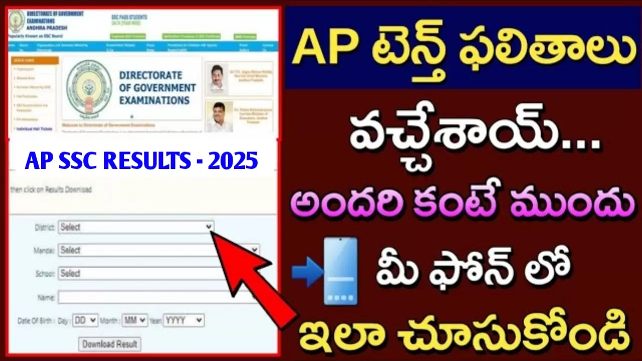 AP SSC Final Exams Results 2025